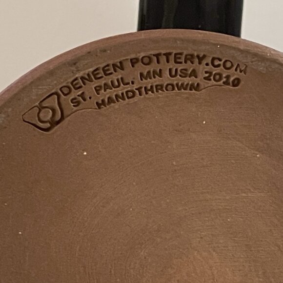 Deneen Pottery PJ’s Coffee of New Orleans Mug Handthrown Cup NOLA USA 2010 - Picture 6 of 13